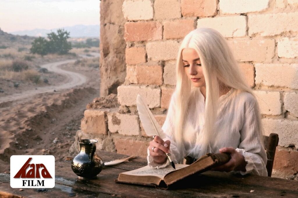 Rachel schreibt im Mittelalter ihre geheimnisvollen Chroniken