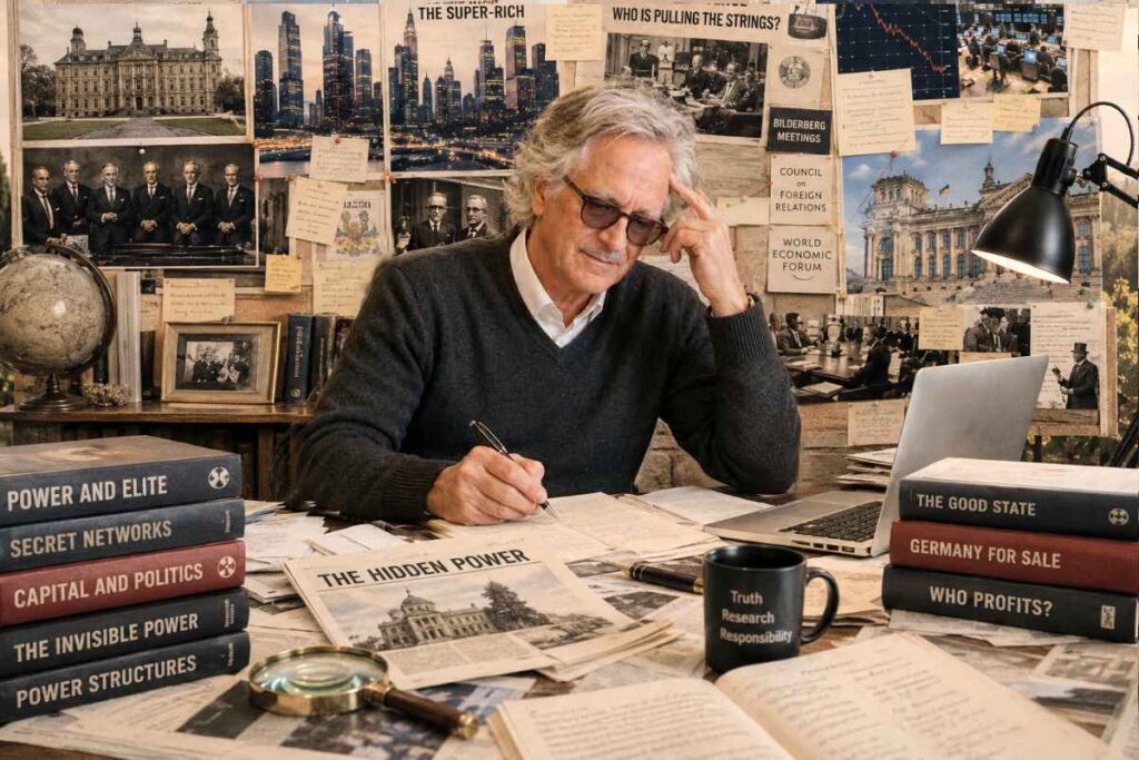 Ray Adam researching